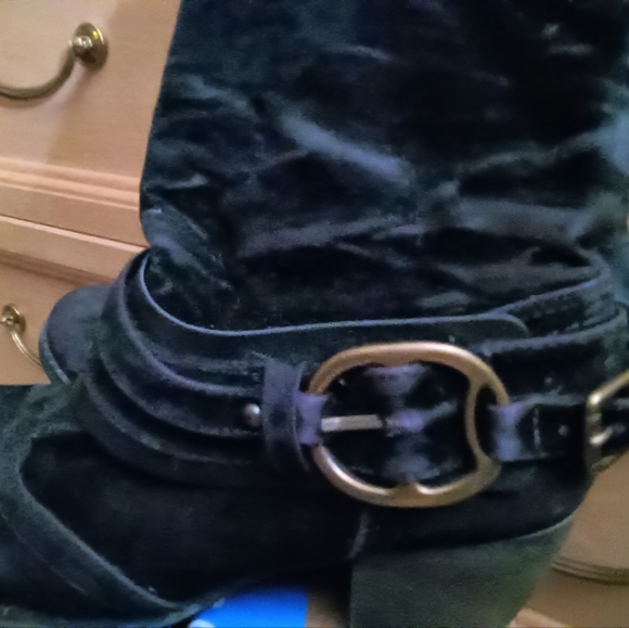 NEUAURA black velvet #vegan cowboyboots - Picture 4 of 5